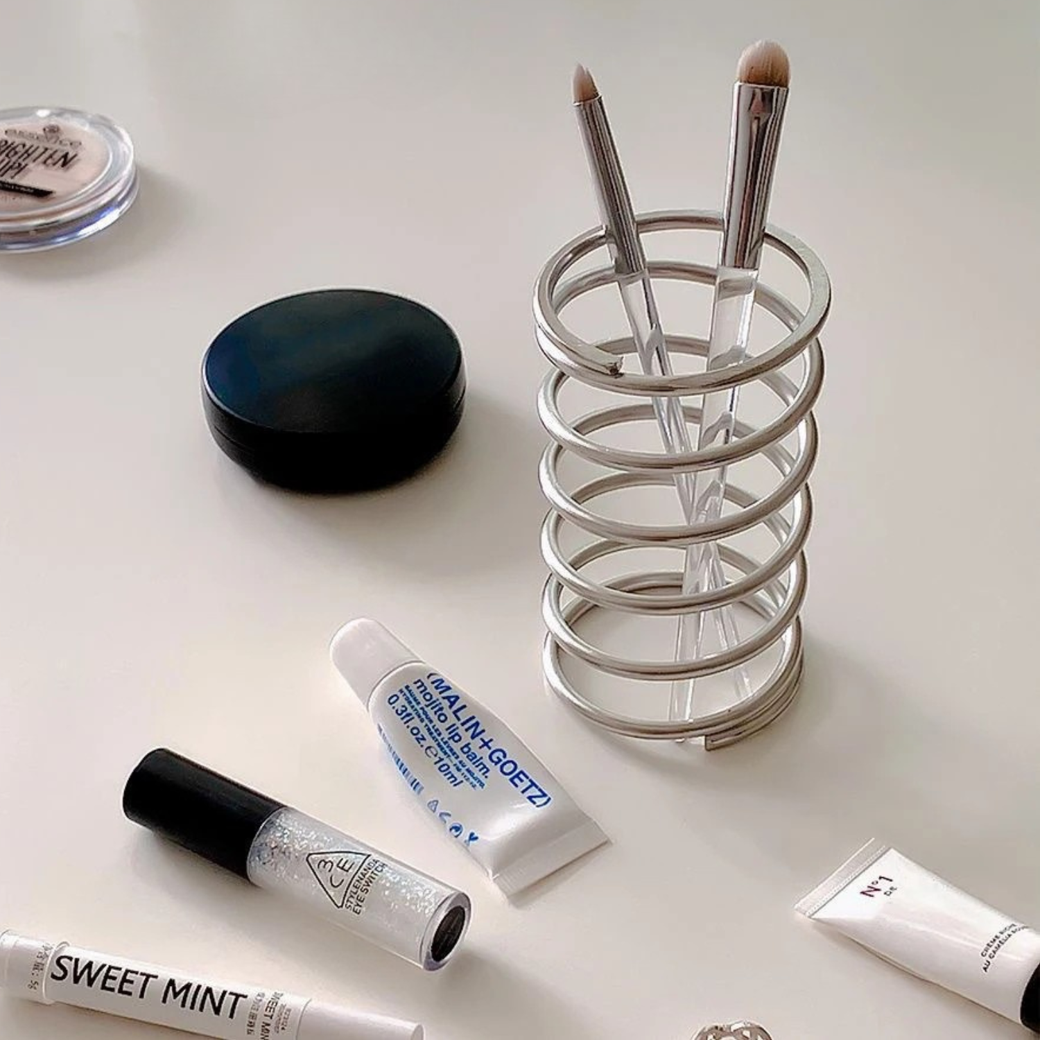 Smile Station Stainless Steel Toothbrush Holder